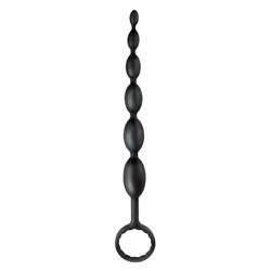 Anal Fantasy Collection First-Time Fun Beads - Colour Black