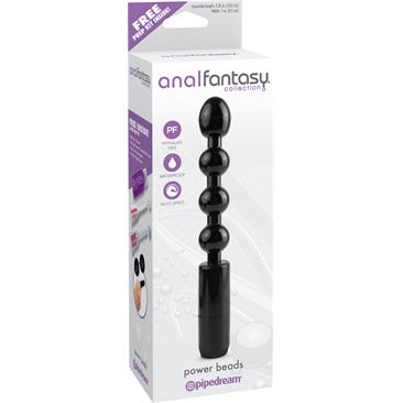 Anal Fantasy Collection Power Beads - Colour Black