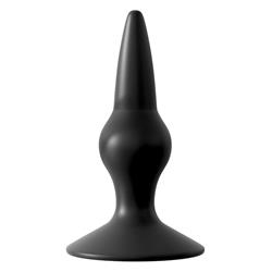 Anal Fantasy Collection Silicone Starter Plug - Colour Black