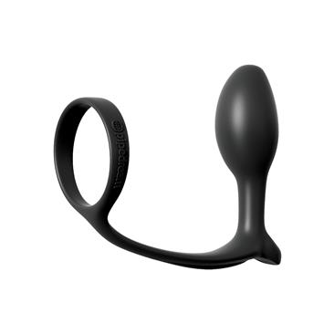 Anal Fantasy Collection  Ass-Gasm Cockring Beginners Plug- Colour Black