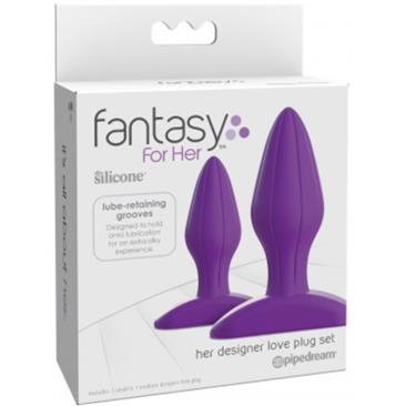 Set of 2 Anal Plug Designer Love