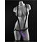 Dillio  6" Strap-On Suspender  Harness Set -Purple