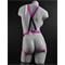 Dillio 7" Strap-On Suspender Harness Set Pink