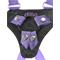 Dillio 7" Strap-On Suspender Harness Set Purple