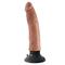 King Cock 7" Vibrating Cock - Tan