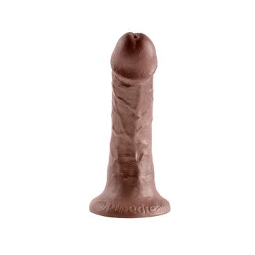 King Cock Dildo 6" - Brown