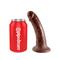 King Cock Dildo 6" - Brown