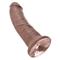 King Cock Dildo 8" - Brown