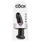 King Cock Dildo 9"- Black