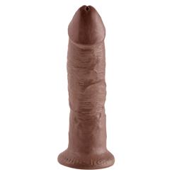 King Cock Pene de 9" - Color Marrón