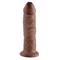 King Cock Dildo 9" - Brown