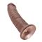 King Cock Dildo 9" - Brown