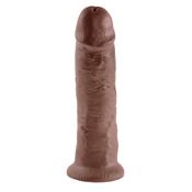 King Cock Dildo 10" - Brown