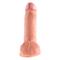 King Cock Cock with Balls 7" - Flesh