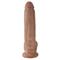 King Cock   9" Cock with Balls-Tan