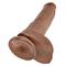 King Cock Cock with Balls 10" - Tan