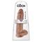 King Cock Cock with Balls 12" - Tan