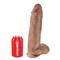 King Cock   12" Cock with Balls-Tan