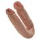 King Cock   U-Shaped Medium Double Trouble-Tan