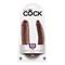 King Cock Double Penetrator Cock Large - Brown