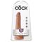 King Cock Cock with Balls 6" - Tan