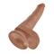 King Cock Cock with Balls 6" - Tan