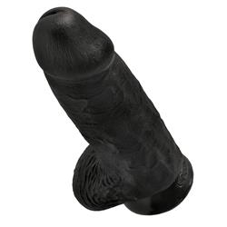 King Cock Pene Rechoncho 9" - Color Negro