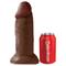 Dildo Chubby 10 " Brown