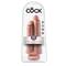 King Cock 9" Two Cocks One Hole Flesh