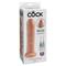 King Cock Realistic Dildo with Movable Foreskin Flesh  7"