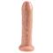 King Cock Realistic Dildo with Movable Foreskin Flesh  7"