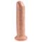 King Cock Realistic Dildo with Movable Foreskin Flesh  7"