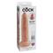 King Cock Realistic Dildo with Movable Foreskin Flesh 9"