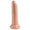 King Cock Realistic Dildo with Movable Foreskin Flesh 9"