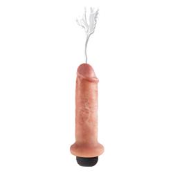 King Cock  6" Squirting Cock-Flesh