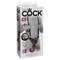 King Cock 10" Hollow Strap-On Suspender System - T