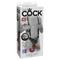 King Cock 10" Hollow Strap-On Suspender System - T