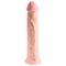 3D Triple Density Dildo Plus 11" Flesh