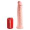 3D Triple Density Dildo Plus 11" Flesh