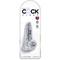 King Cock Clear 4" Cock with Balls