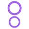 Fantasy C-Ringz  Max-Width Silicone Rings-Purple