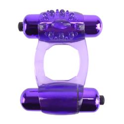 Fantasy C-Ringz  Duo-Vibrating Super Ring-Purple