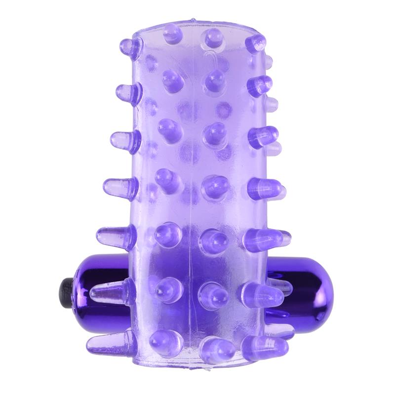 Fantasy C-Ringz Vibrating Cock Sleeve Purple