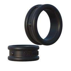 Fantasy C-Ringz  Max-Width Silicone Rings-Black