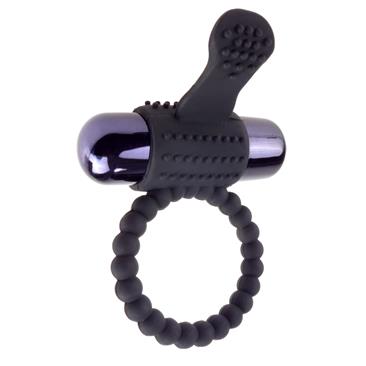 Fantasy C-Ringz  Vibrating Silicone Super Ring-Bla