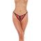 Rimba Amorable Open Brief Red and Black One Size