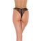 Rimba Amorable Brasilian Open Briefs Black One Size