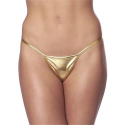Micro Thong Gold Size One Size