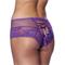 Wide Panties Corset Type Purple One Size