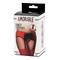 Garter Belt with Thong and Stockings Black and Red